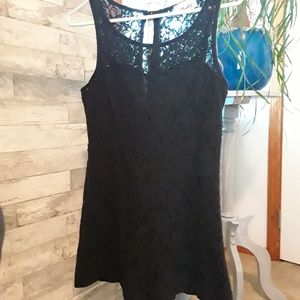 Black lined bustier jumper